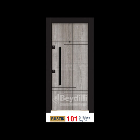 çelik kapı rustik 101